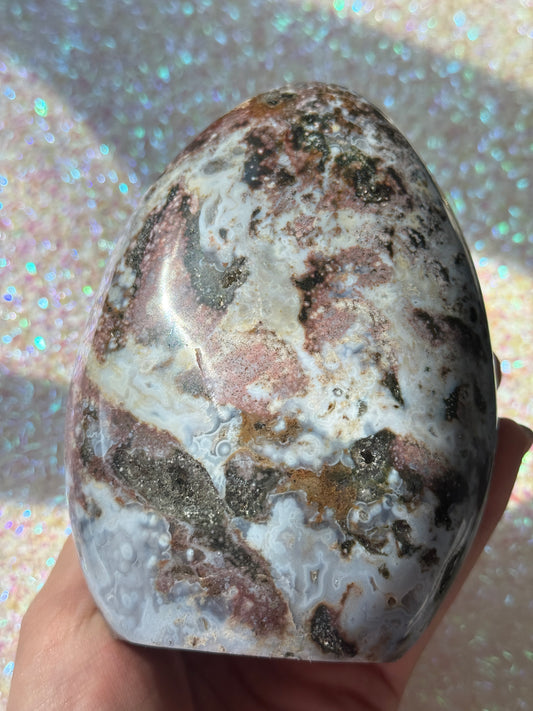 Unreal Raspberry  Pink Cosmic Jasper Freeform
