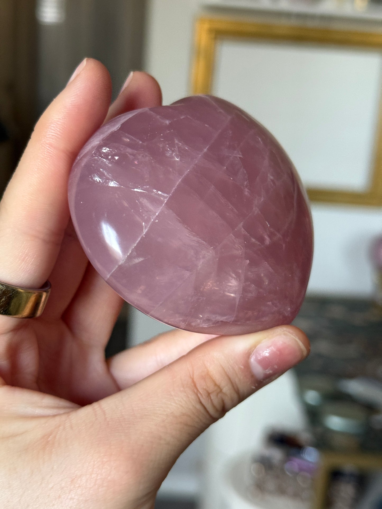Berry Tone Gemmy Star Rose Quartz Heart ✨