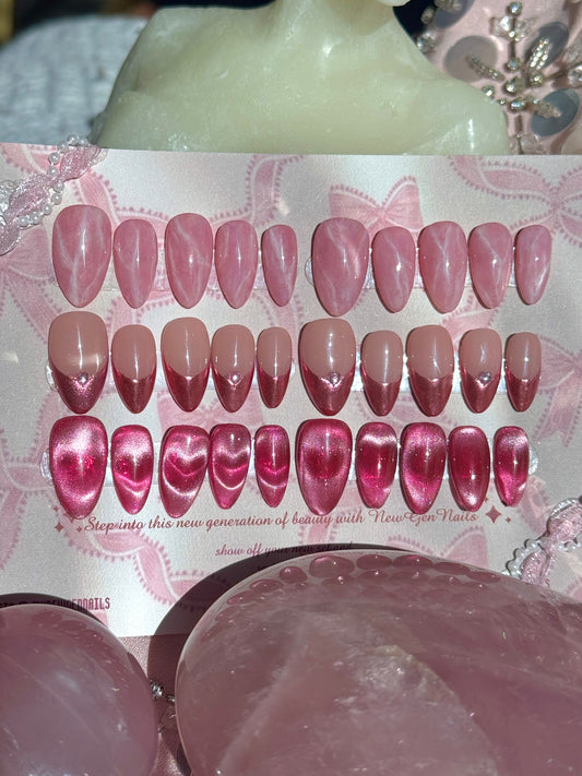 Velvet Rose Press On Nail Trio Bundle -Valentines Day Edition💗🎀