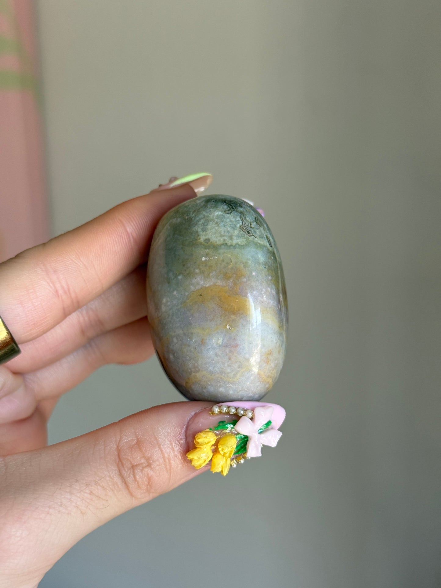 Strawberry Matcha Jasper Palm
