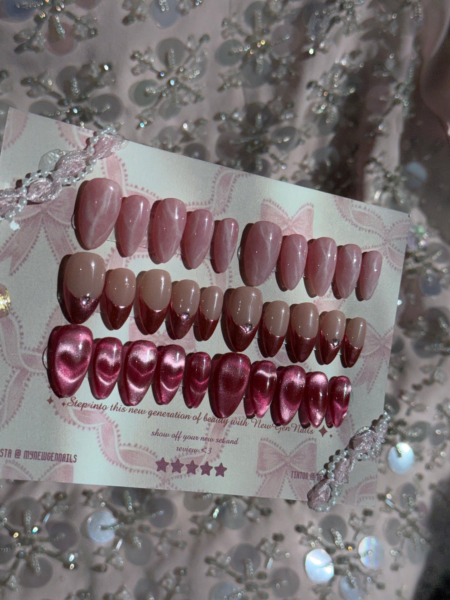 Velvet Rose Press On Nail Trio Bundle -Valentines Day Edition💗🎀