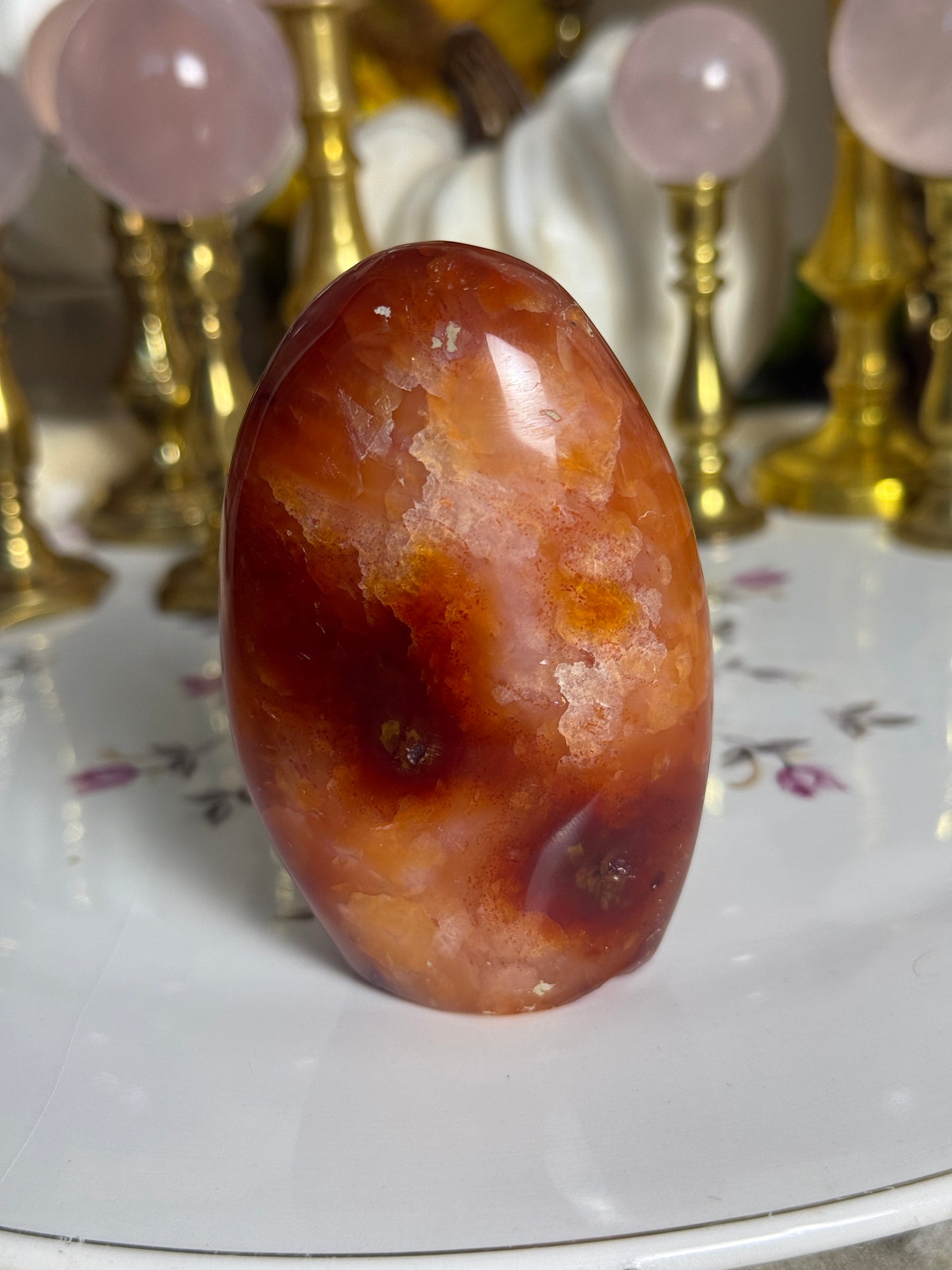 Orange Peel Duo Toned Carnelian Freeform