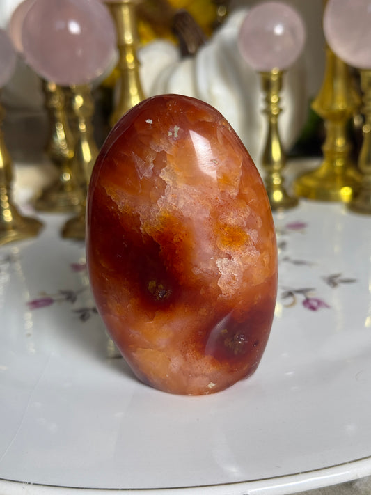 Orange Peel Duo Toned Carnelian Freeform