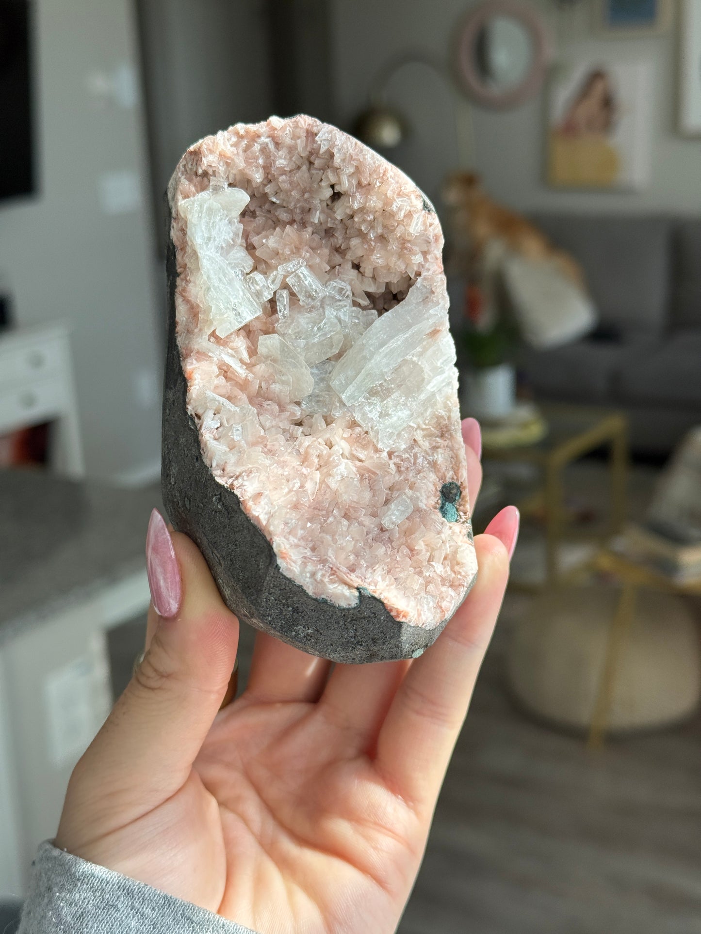 Pink Apothyllite Cave Freeform