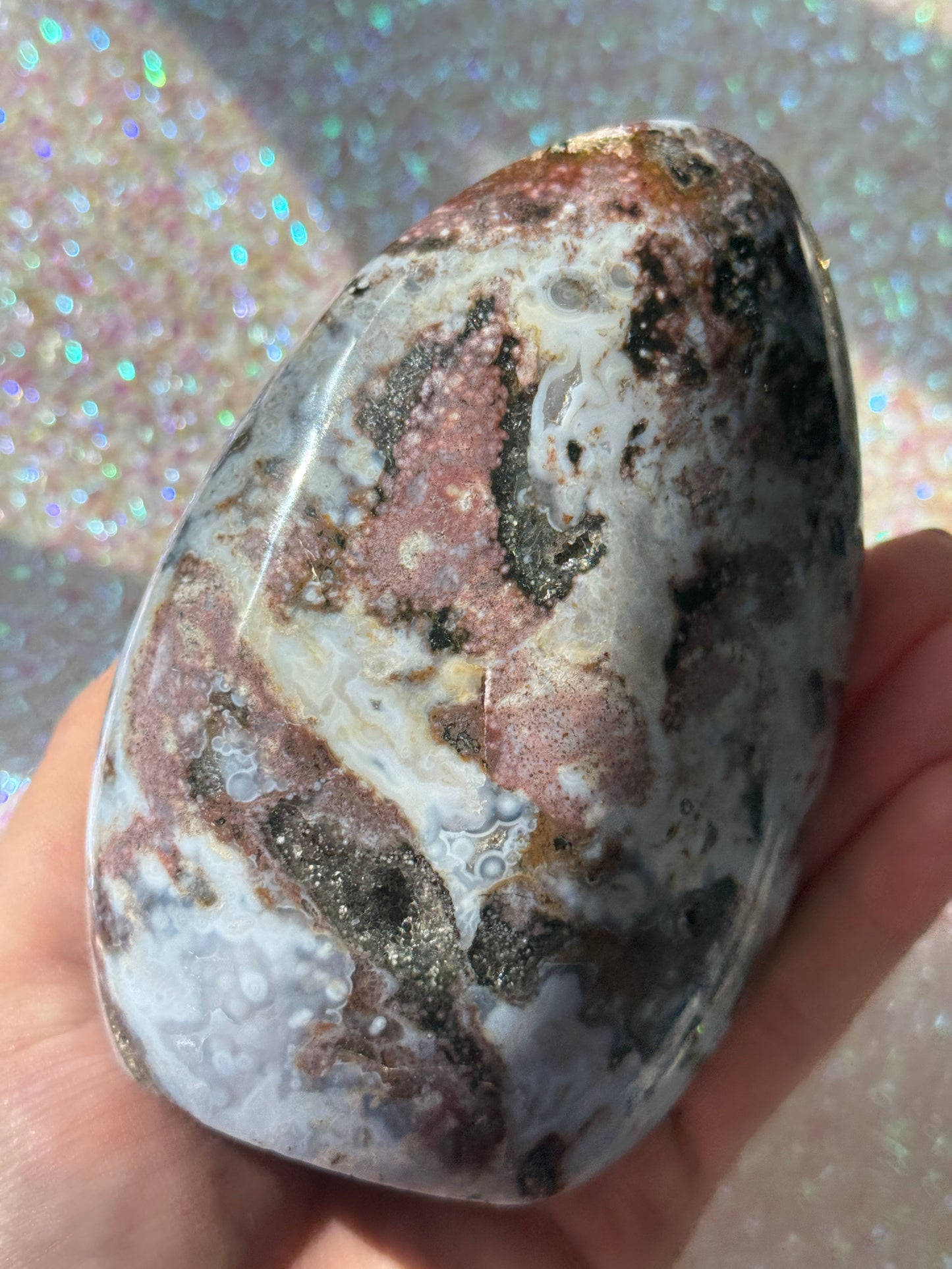 Unreal Raspberry  Pink Cosmic Jasper Freeform