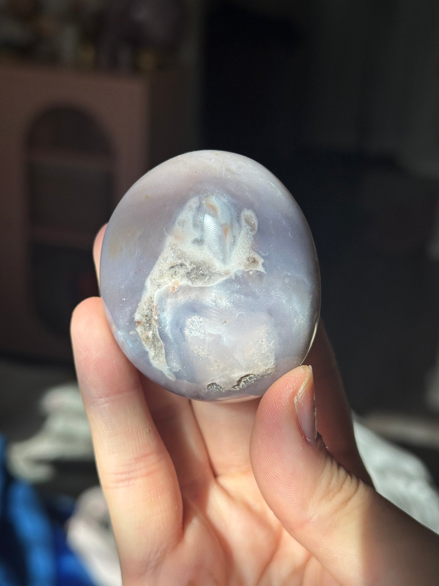 Purple Pink Jasper Palmstone