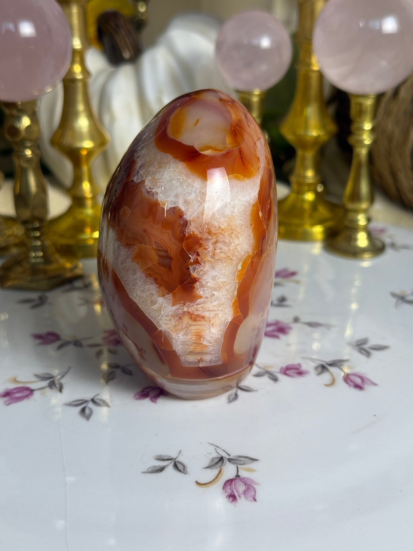 Beautiful Gradient Banded Carnelian Freeform