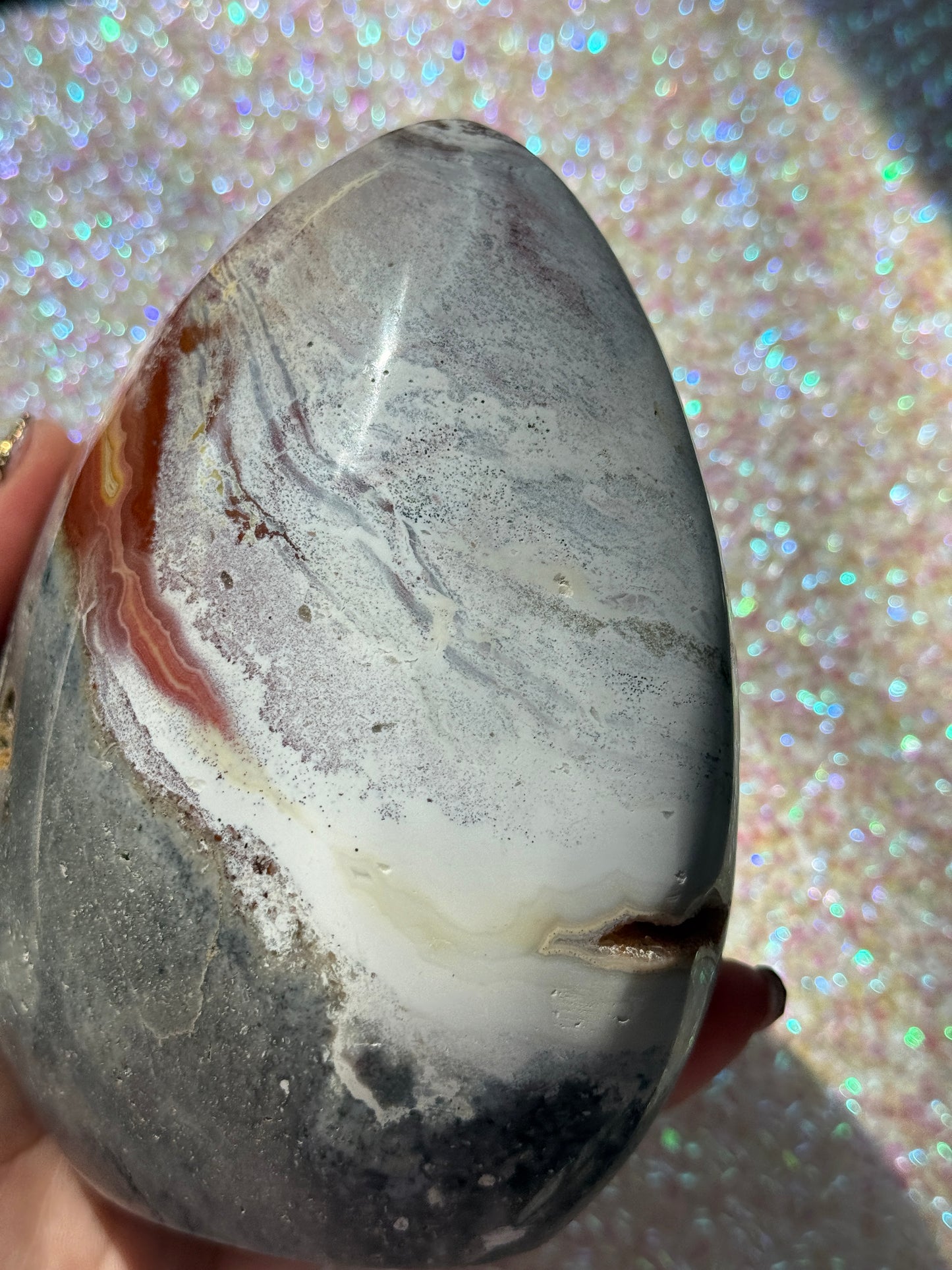One of a Kind Agate Flame Sage Green Sea Jasper Freeform
