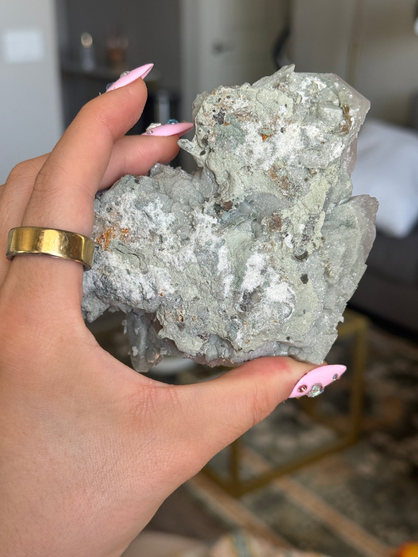 UNREAL Purple Heart Shape Calcite 🫶🏻🌟 Locality: France