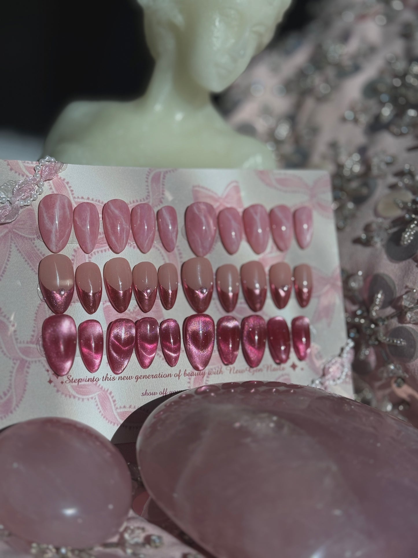 Velvet Rose Press On Nail Trio Bundle -Valentines Day Edition💗🎀