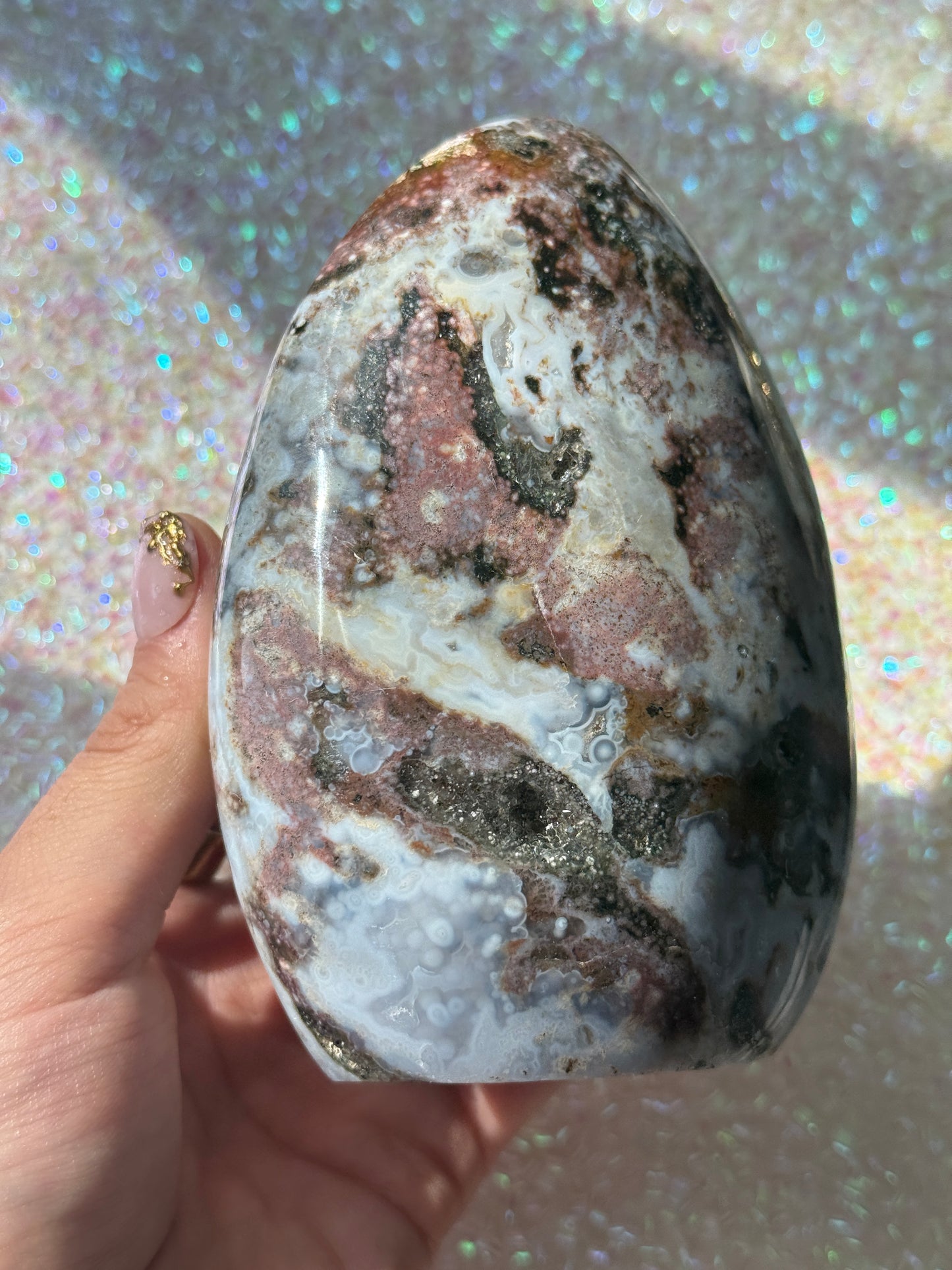 Unreal Raspberry  Pink Cosmic Jasper Freeform