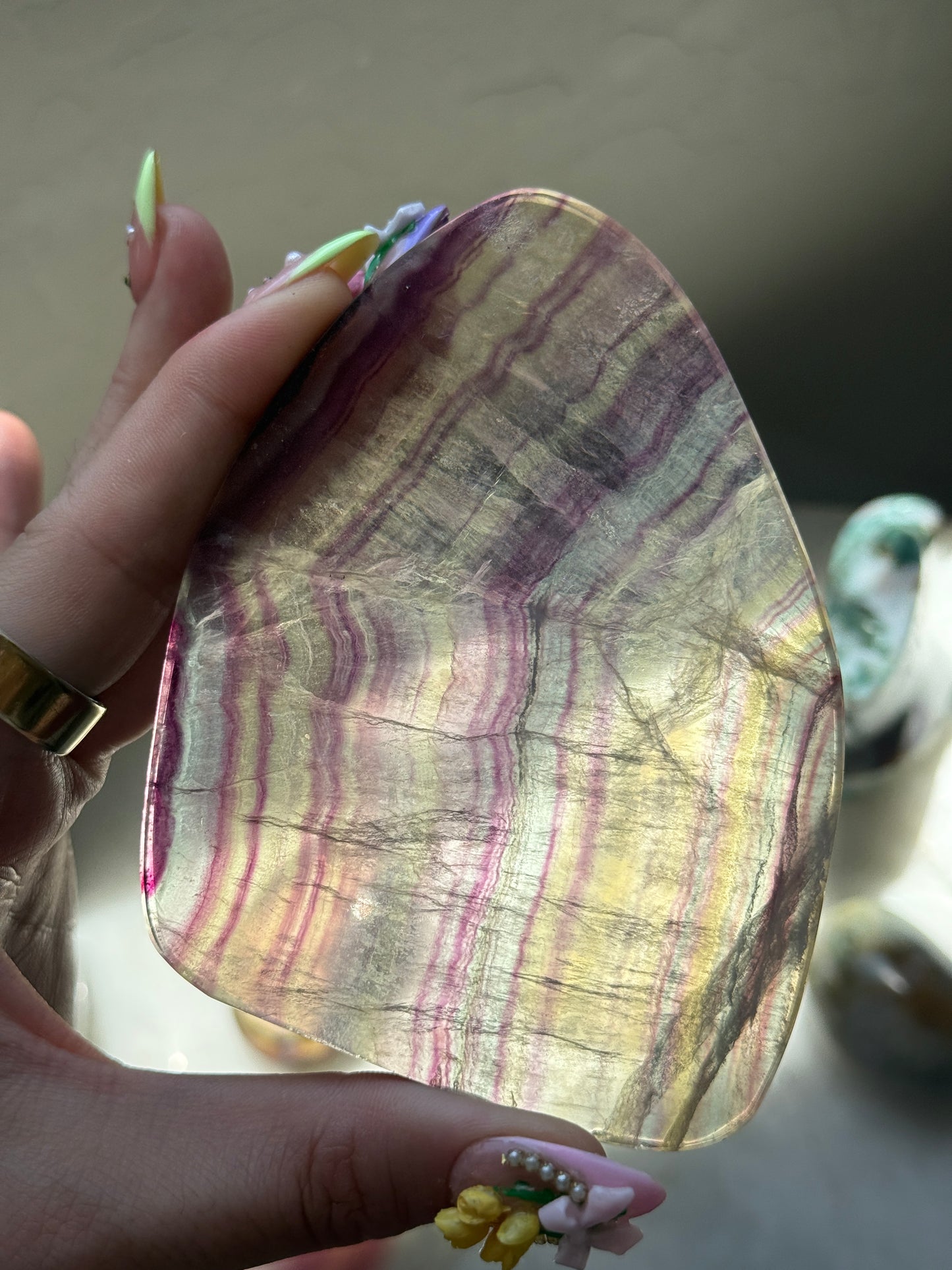 Flourite Polished Slab 💗