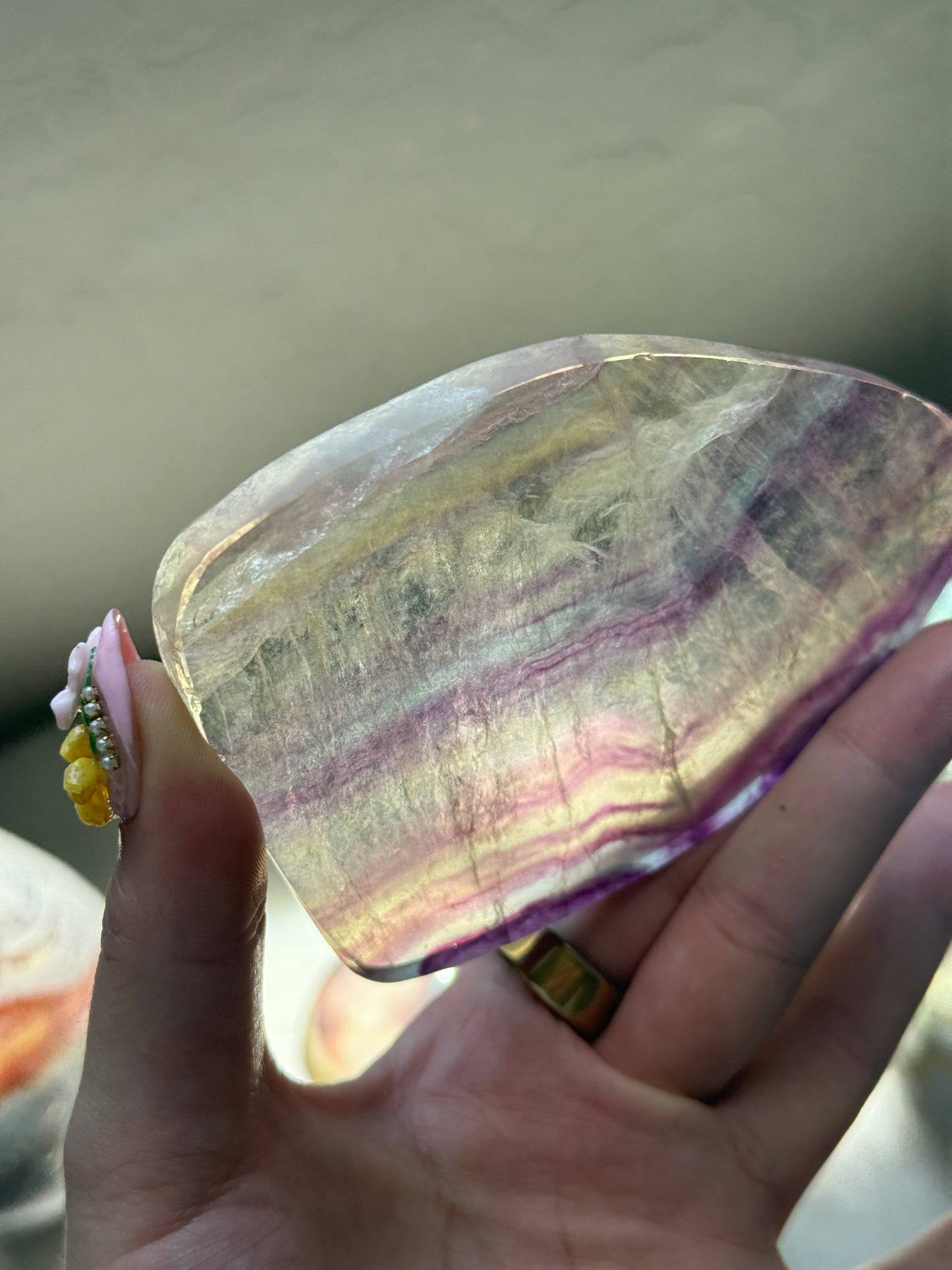 Flourite Polished Slab 💗
