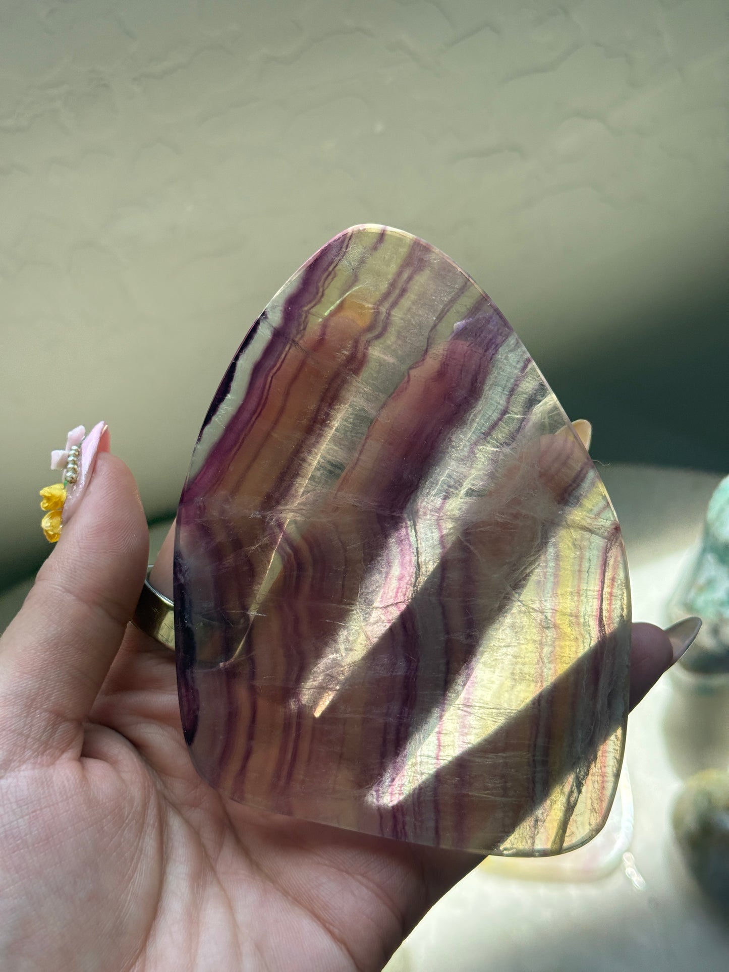 Flourite Polished Slab 💗