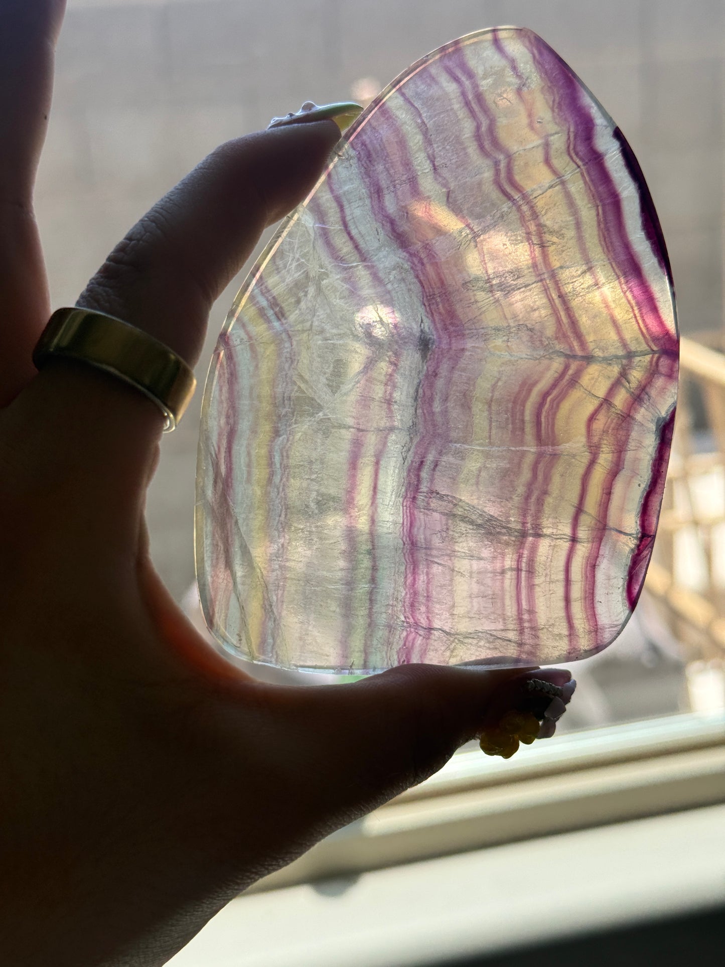 Flourite Polished Slab 💗