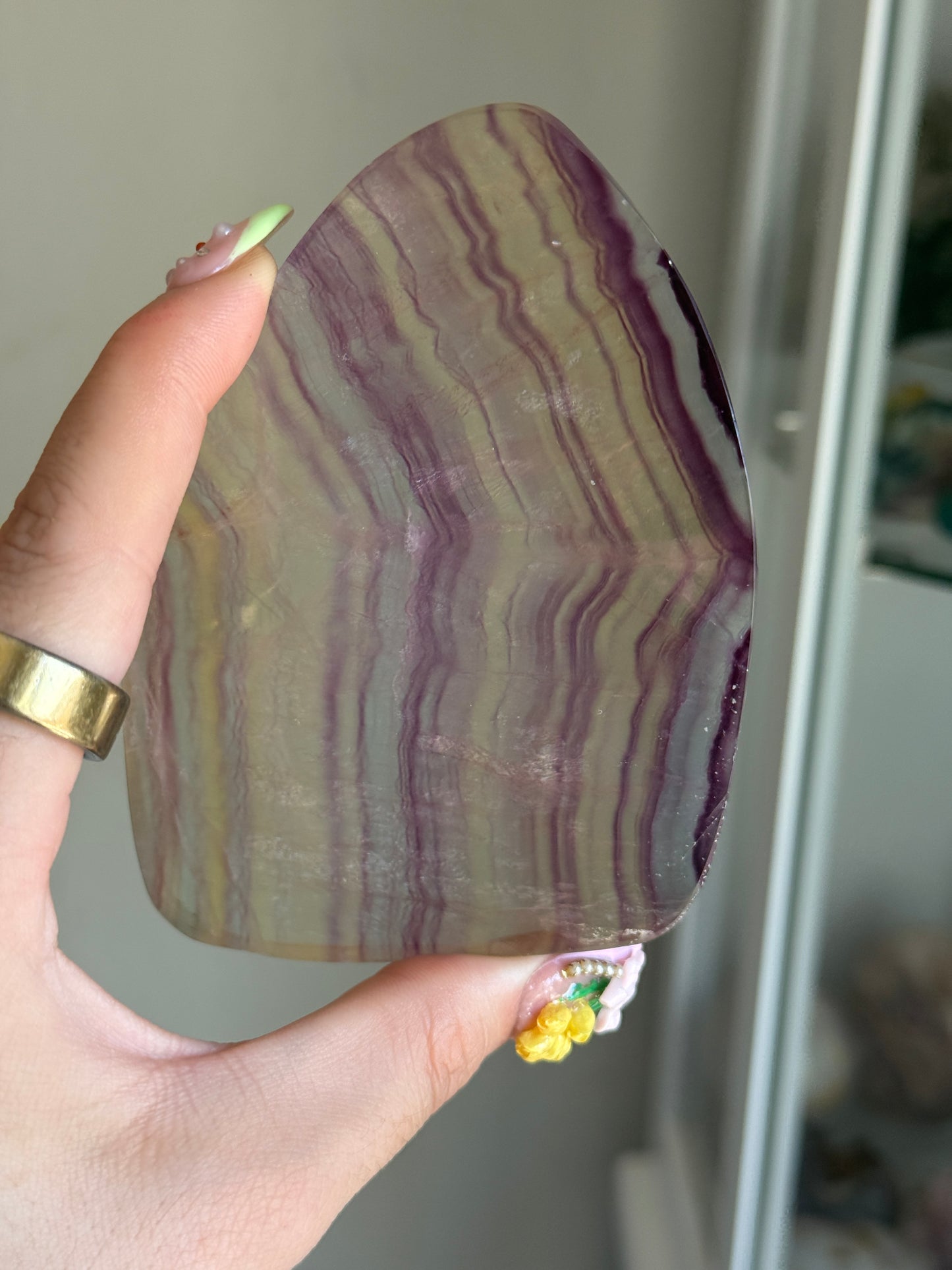 Flourite Polished Slab 💗