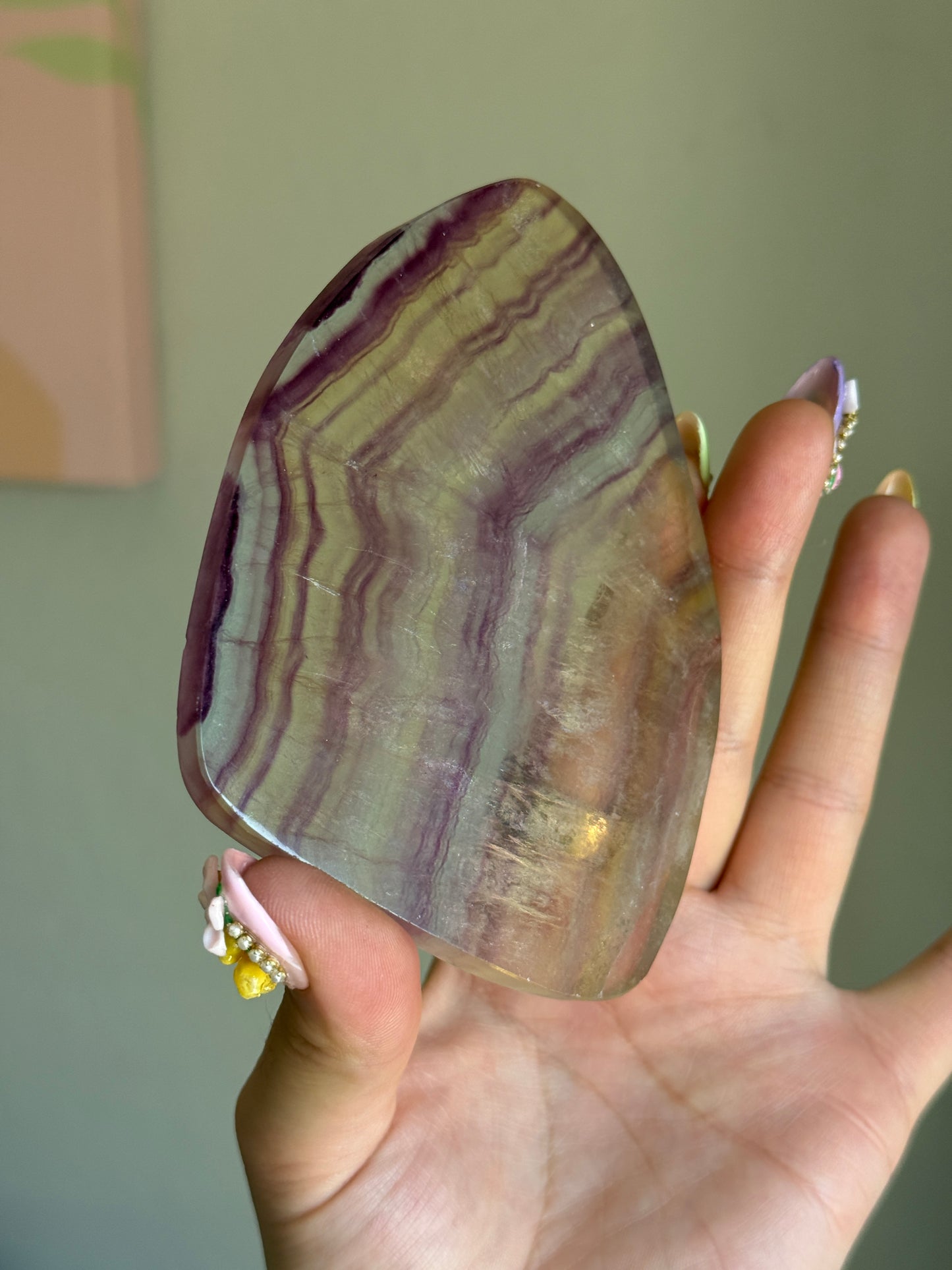 Flourite Polished Slab 💗