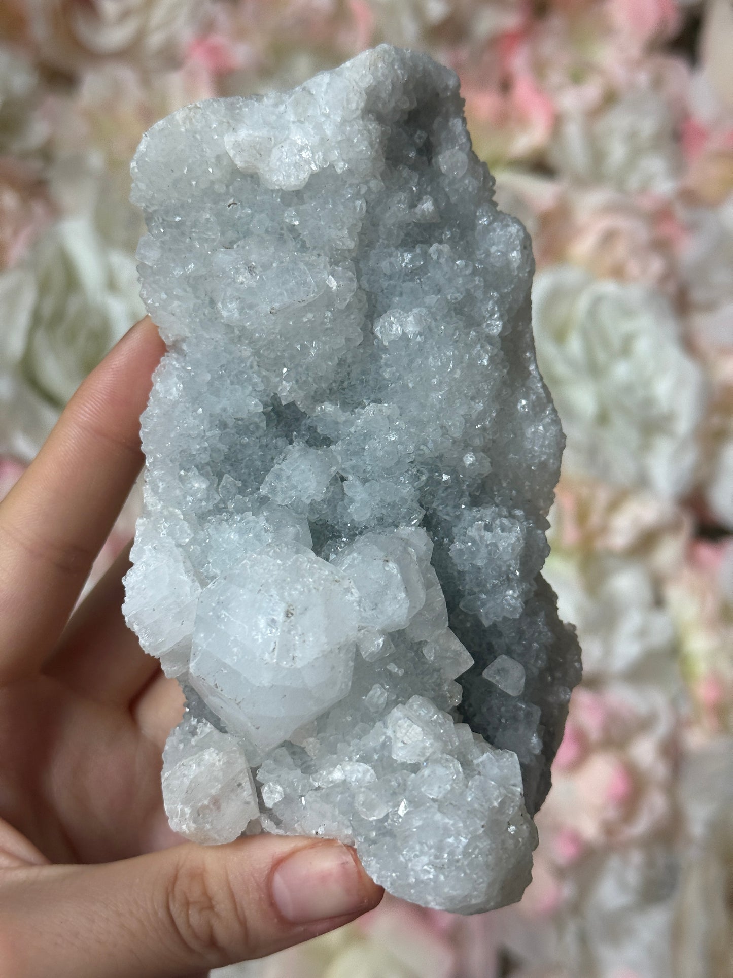 Grey Diamond Apothyllite Specimen💎✨-RESERVED