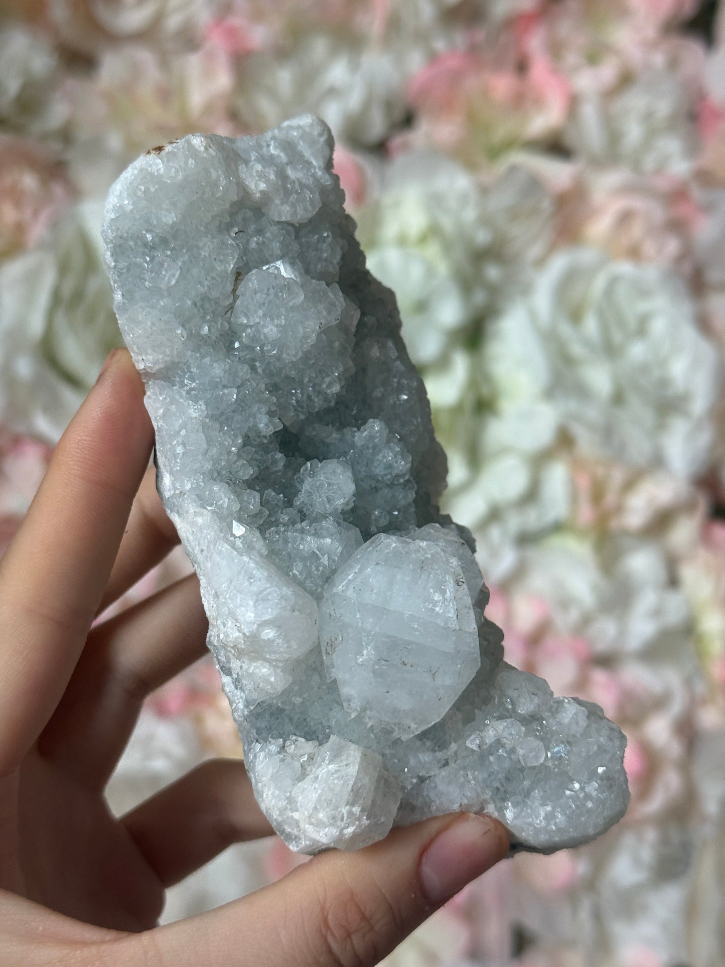 Grey Diamond Apothyllite Specimen💎✨-RESERVED