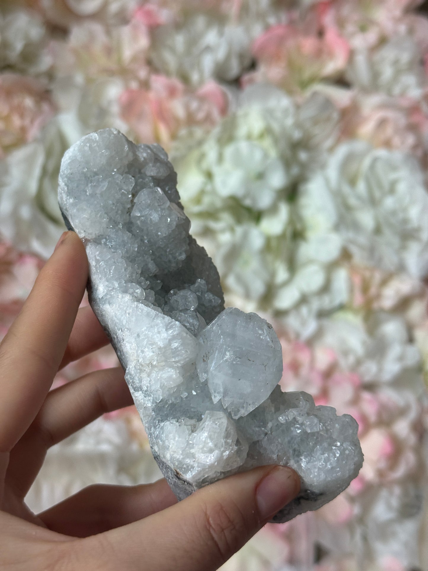 Grey Diamond Apothyllite Specimen💎✨-RESERVED