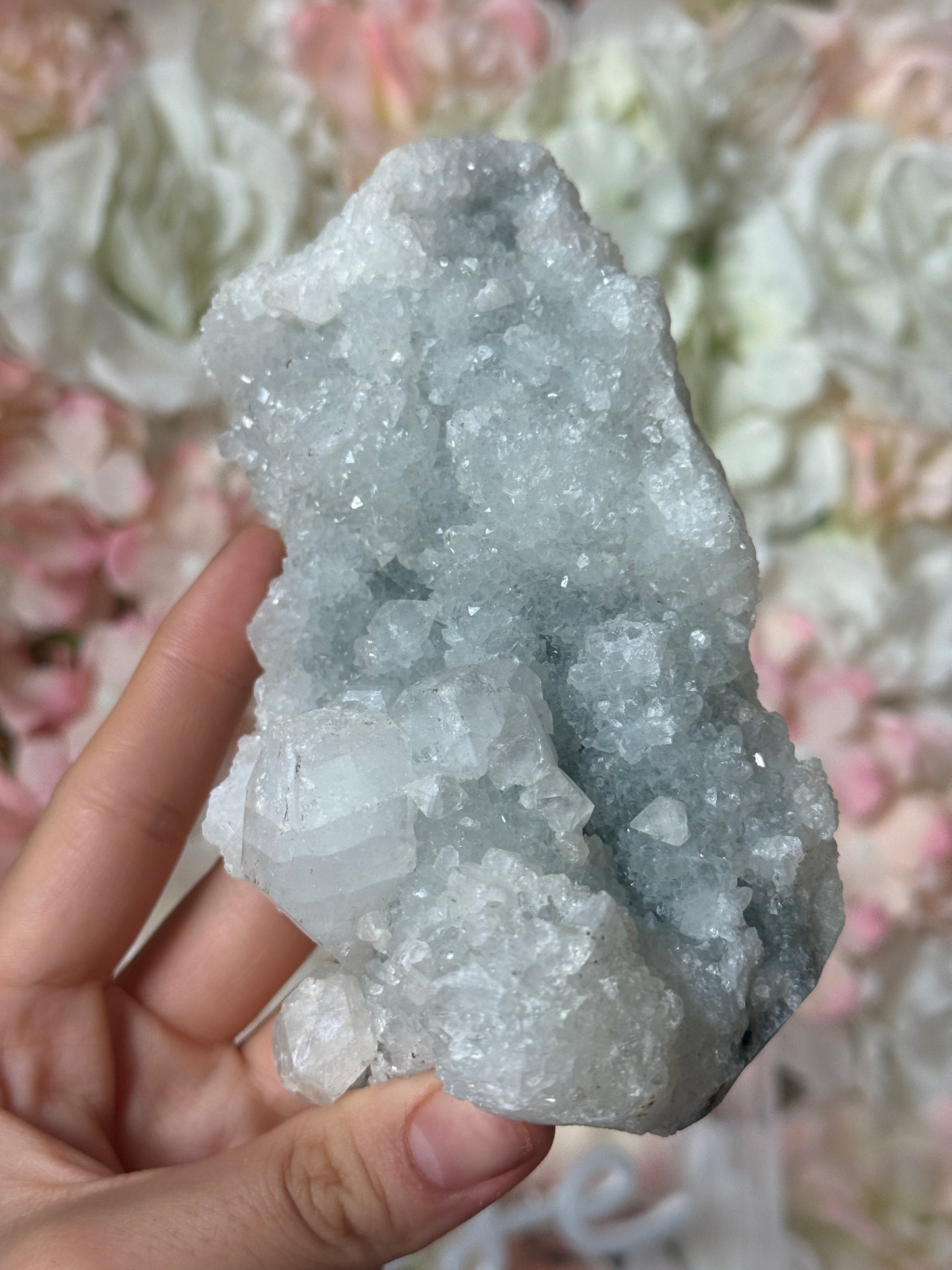 Grey Diamond Apothyllite Specimen💎✨-RESERVED