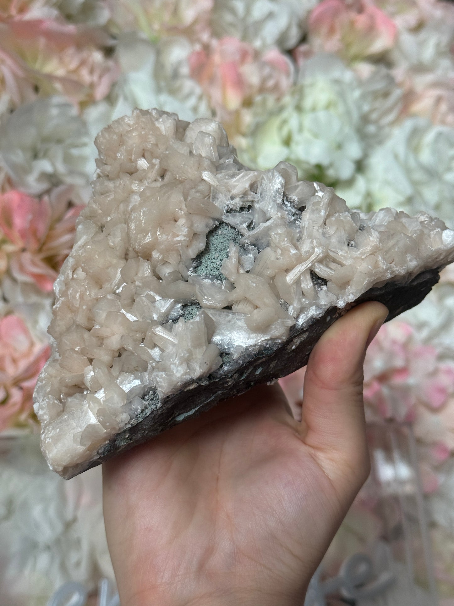 Stillbite+ apothyllite specimen E 💎✨ -RESERVED