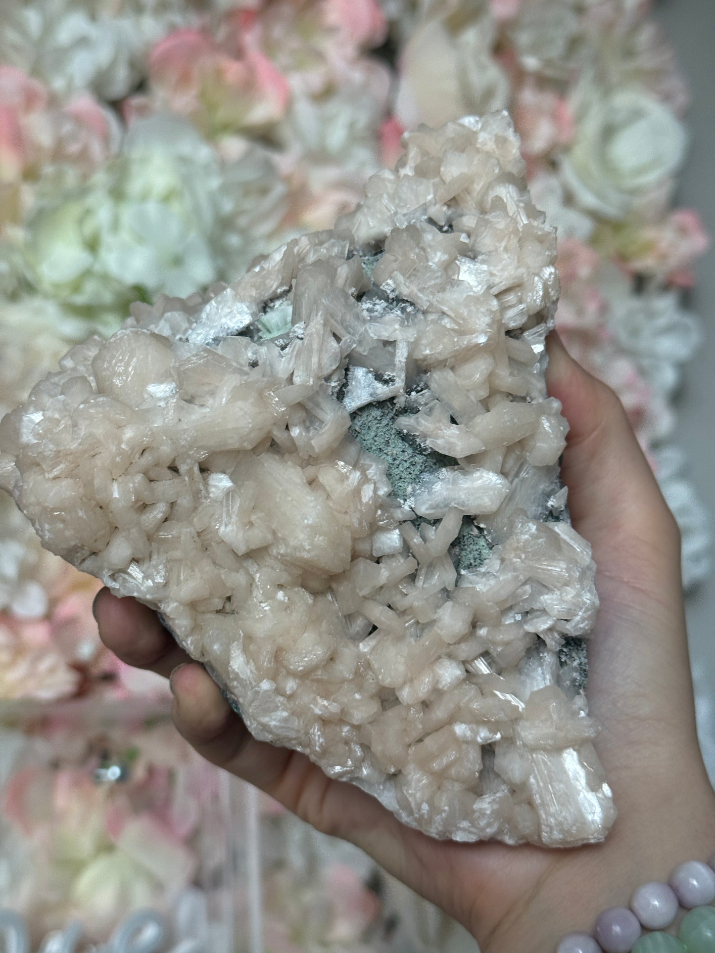 Stillbite+ apothyllite specimen E 💎✨ -RESERVED