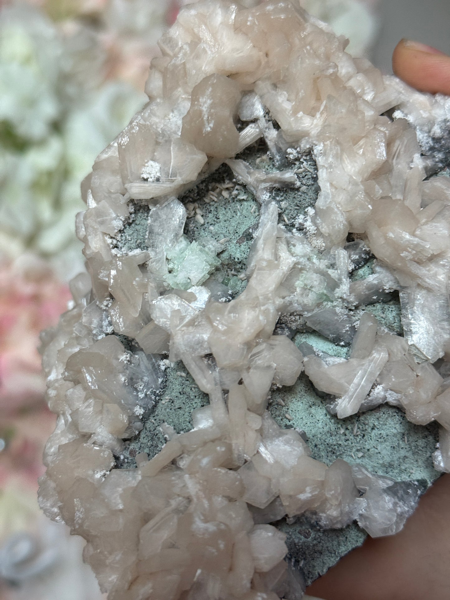 Stillbite+ apothyllite specimen E 💎✨ -RESERVED