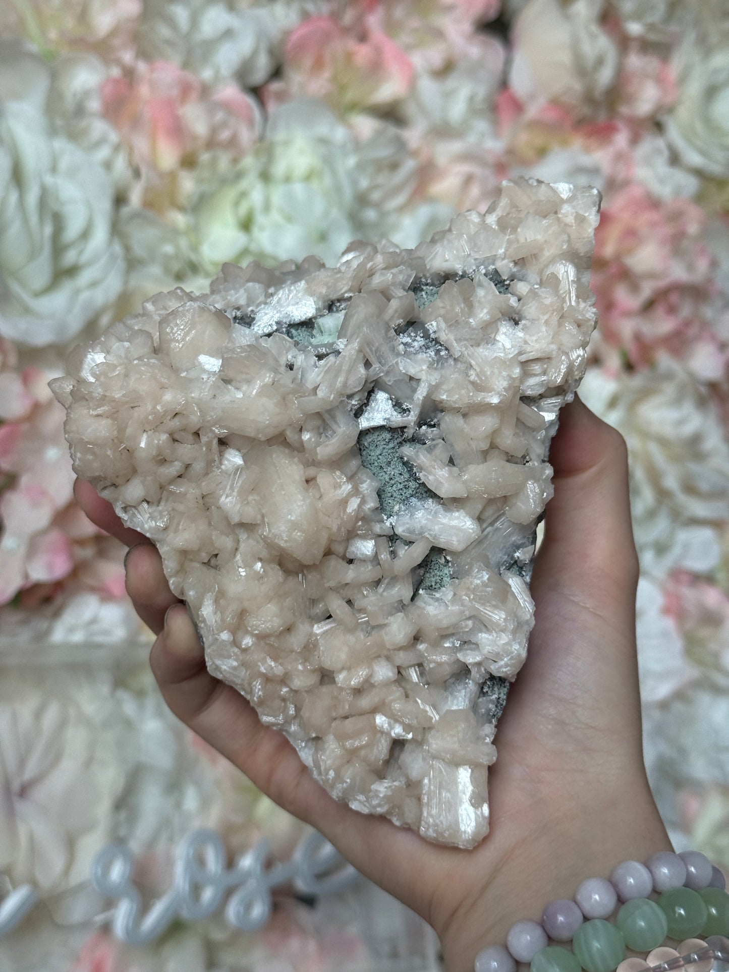 Stillbite+ apothyllite specimen E 💎✨ -RESERVED