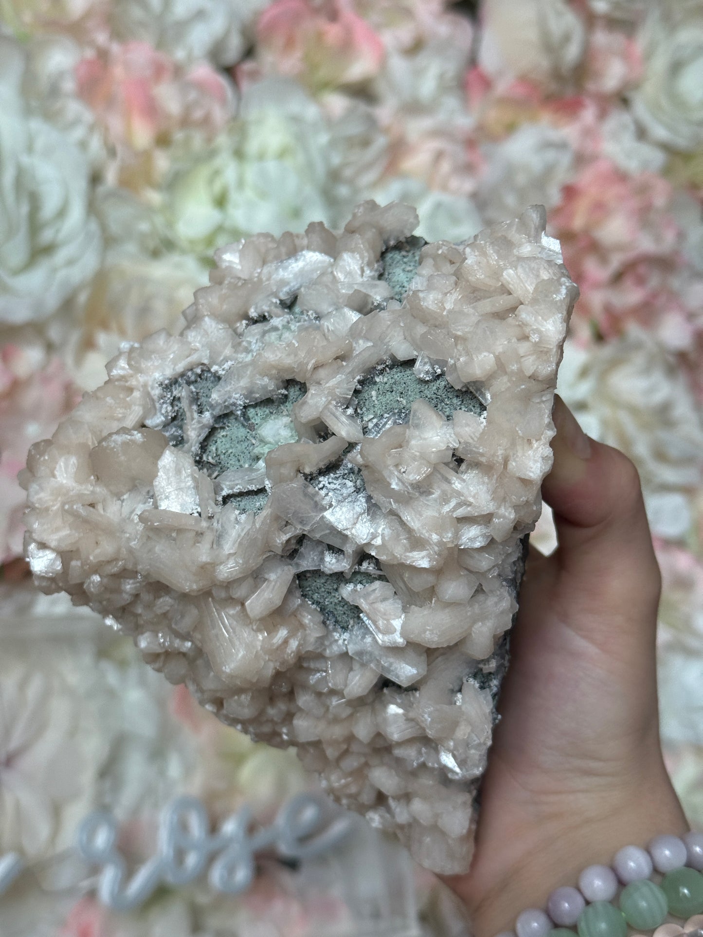 Stillbite+ apothyllite specimen E 💎✨ -RESERVED