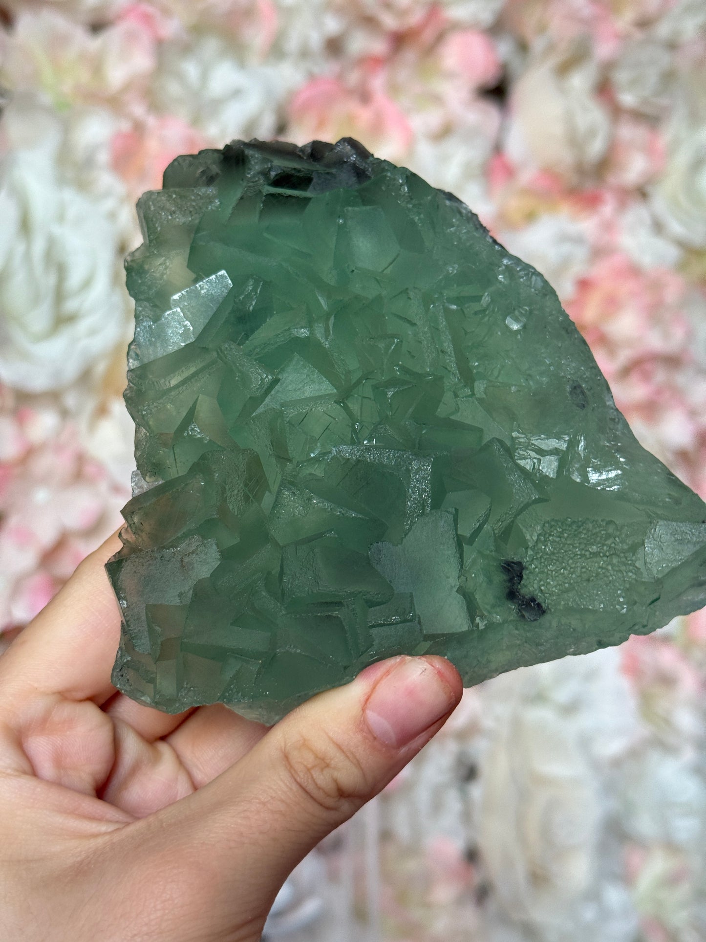 Raw Green Flourite Freeform