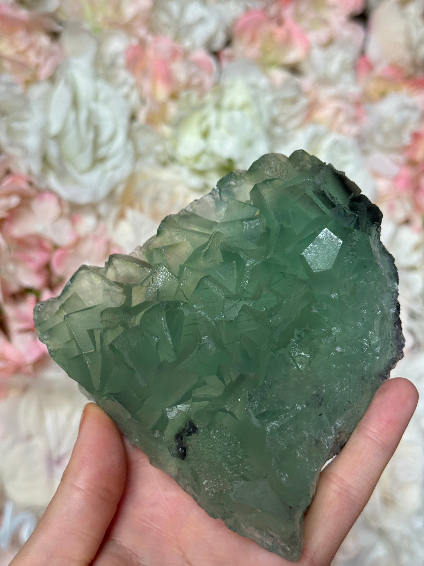 Raw Green Flourite Freeform