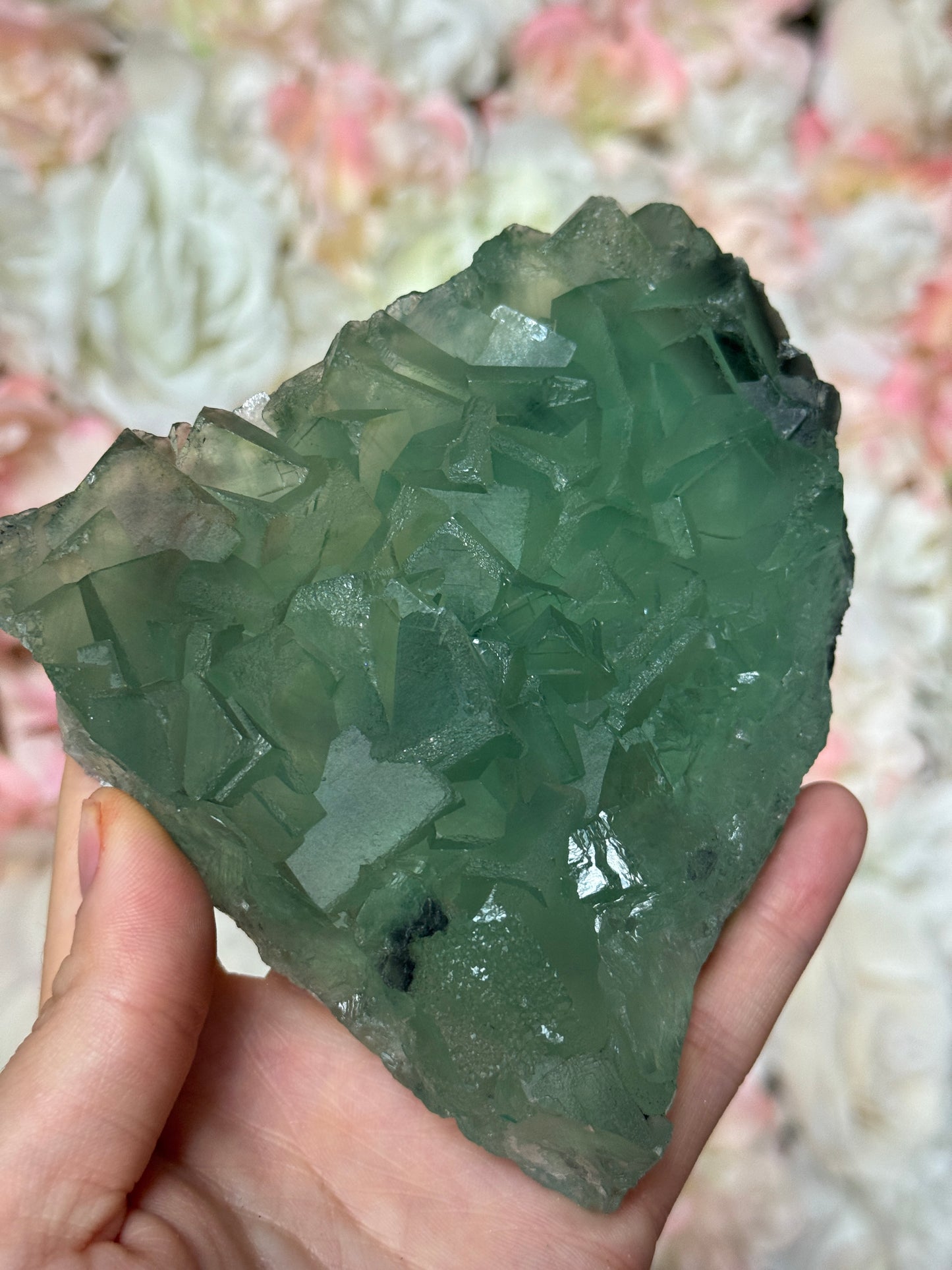 Raw Green Flourite Freeform