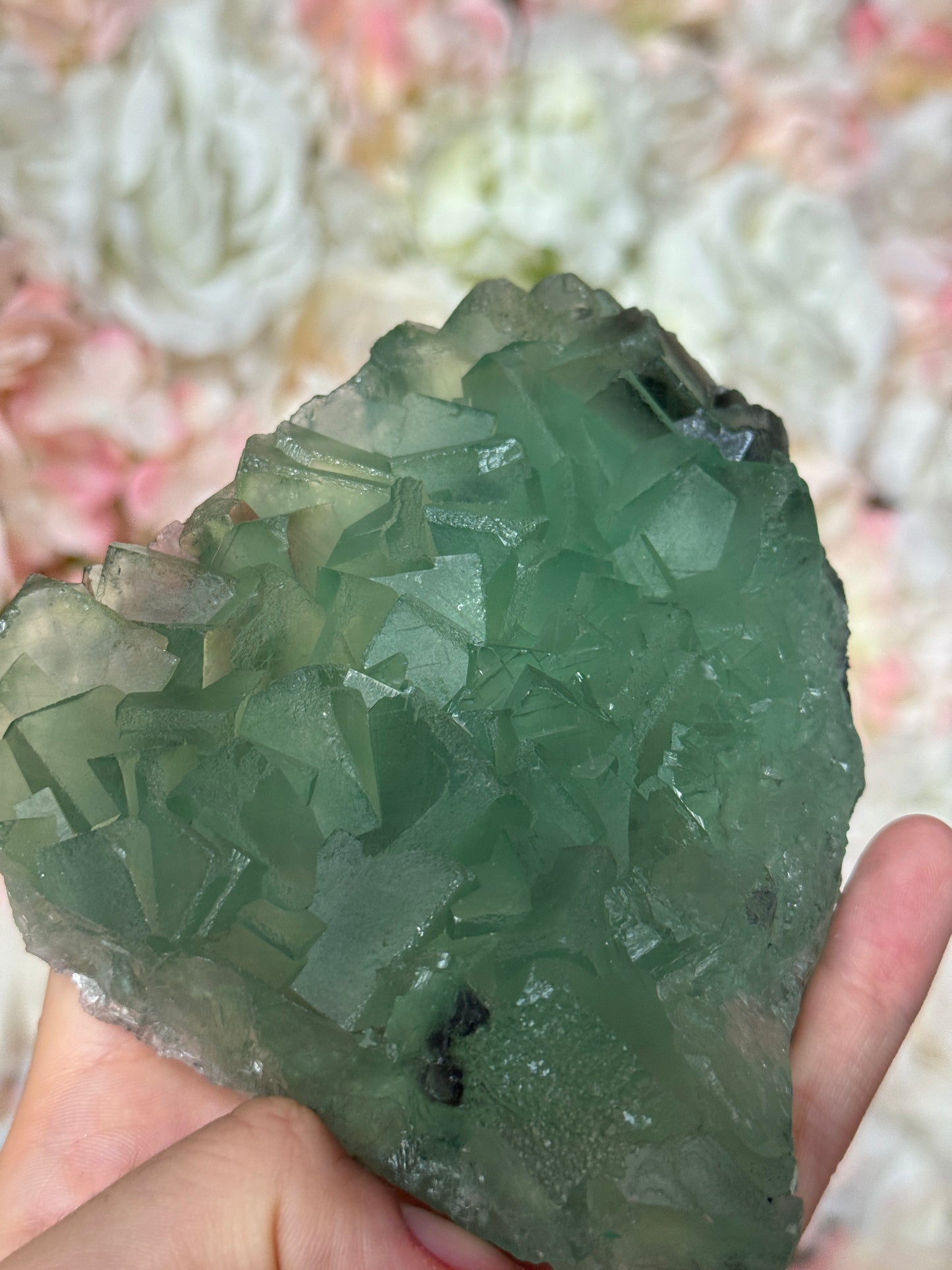 Raw Green Flourite Freeform