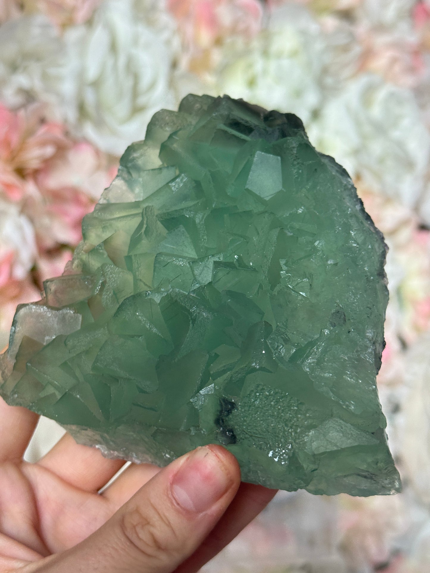 Raw Green Flourite Freeform