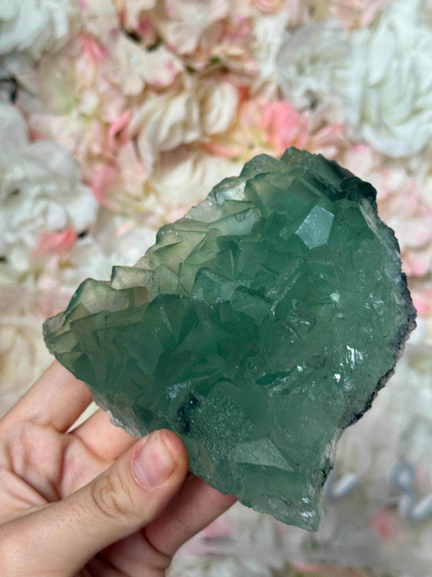 Raw Green Flourite Freeform