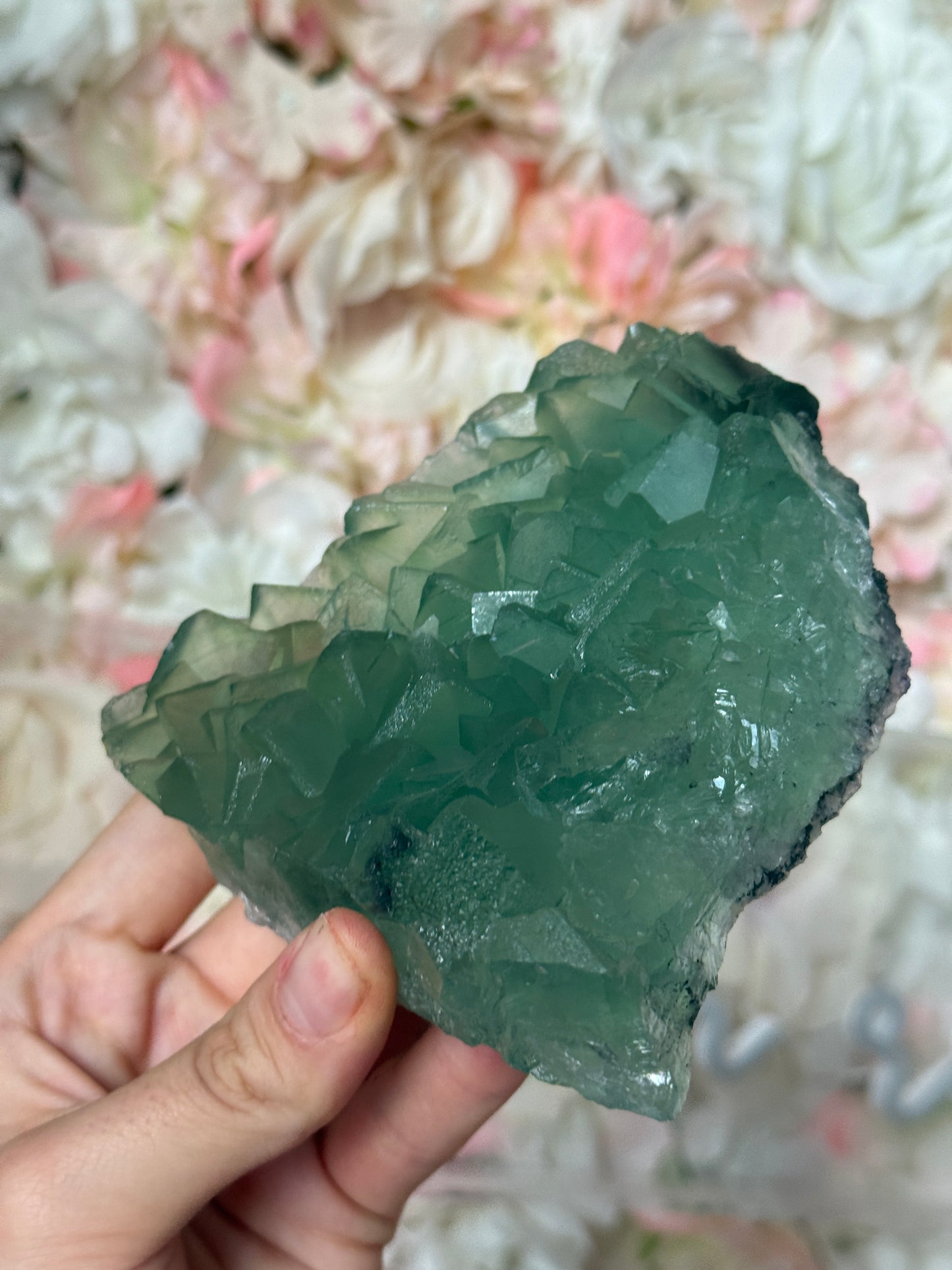 Raw Green Flourite Freeform