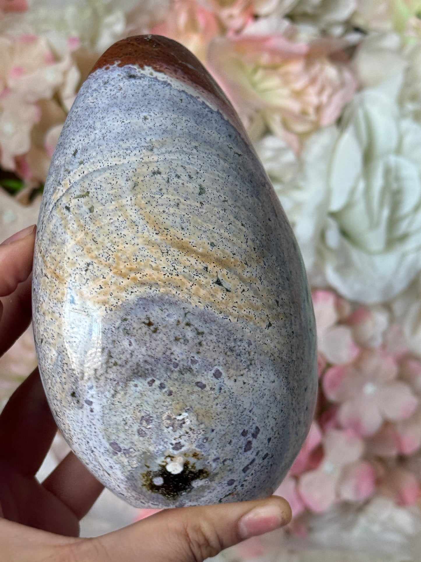 Neapolitan Ice Cream Pink Purple Sea Jasper Freeform 💕