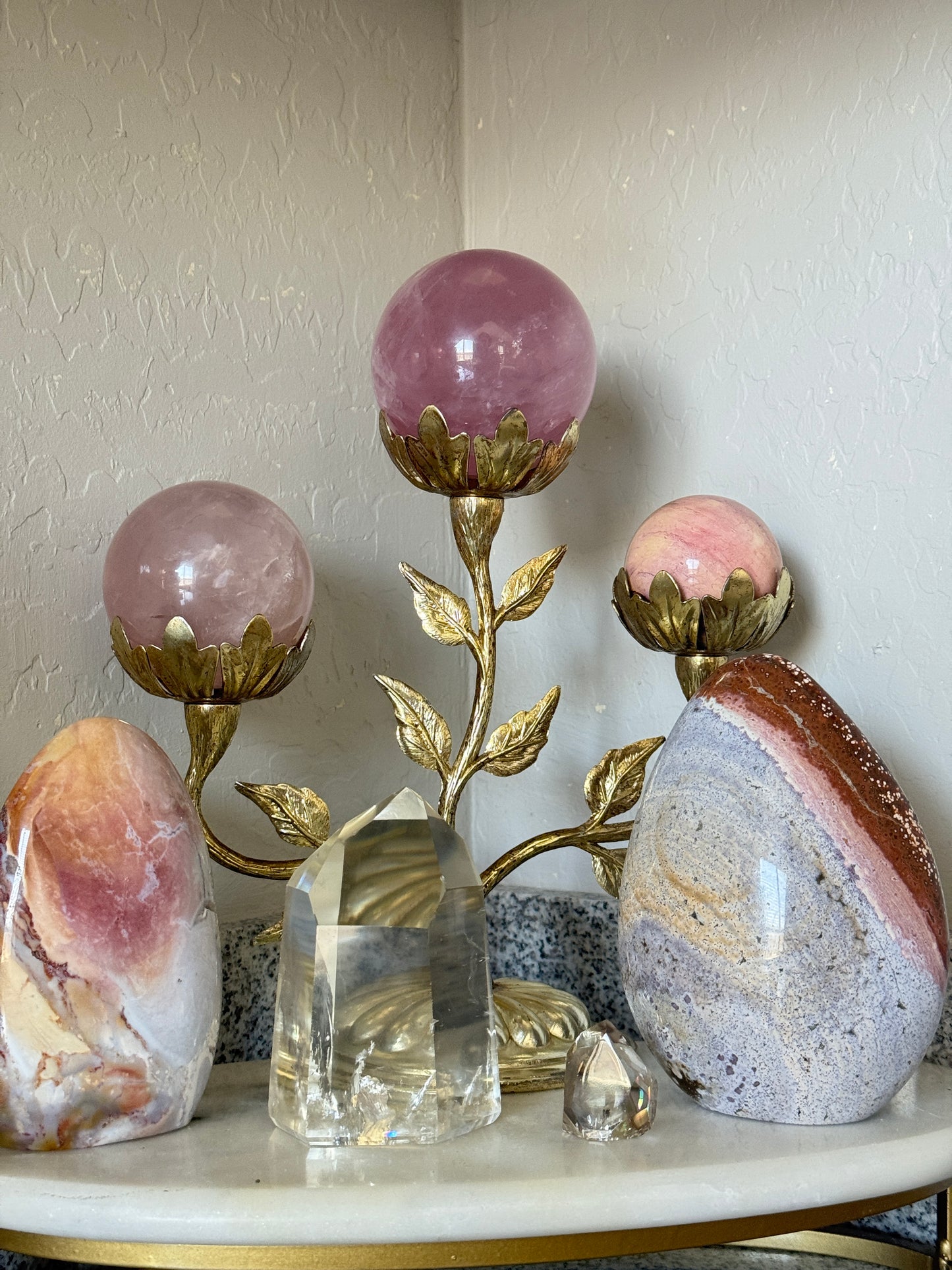 Neapolitan Ice Cream Pink Purple Sea Jasper Freeform 💕