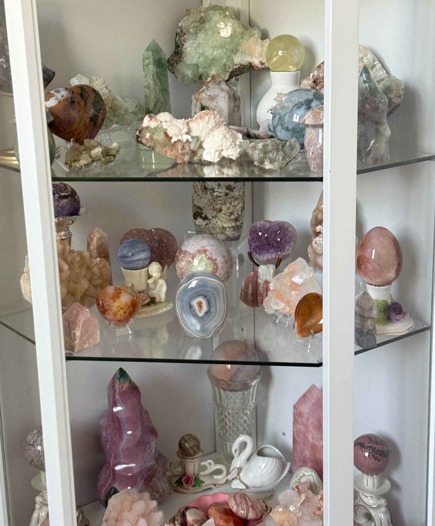 XL Pink Sea Jasper Flame-RESERVED