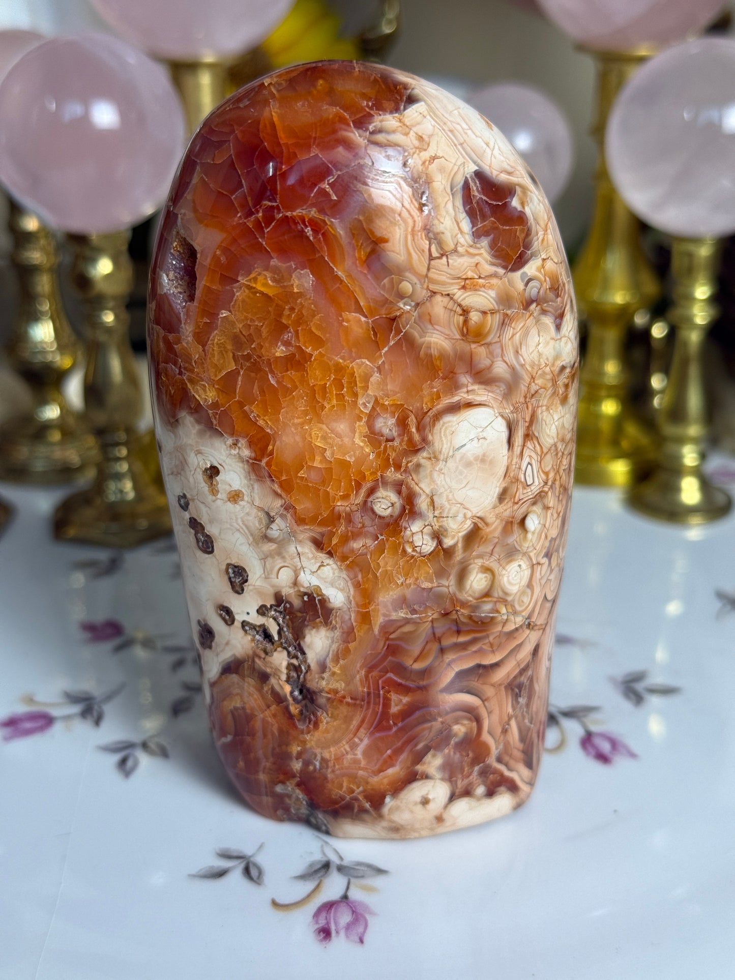 Insane Large Banded Carnelian Freeform