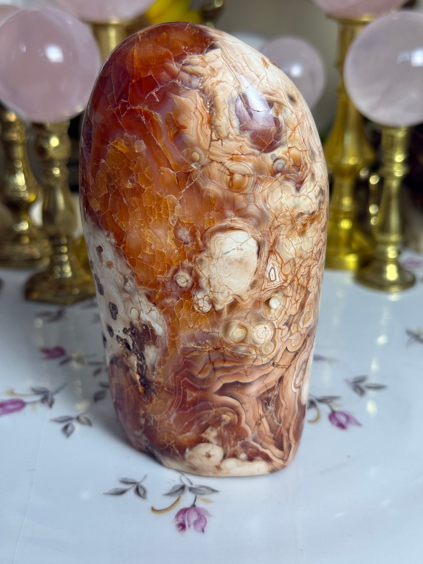 Insane Large Banded Carnelian Freeform