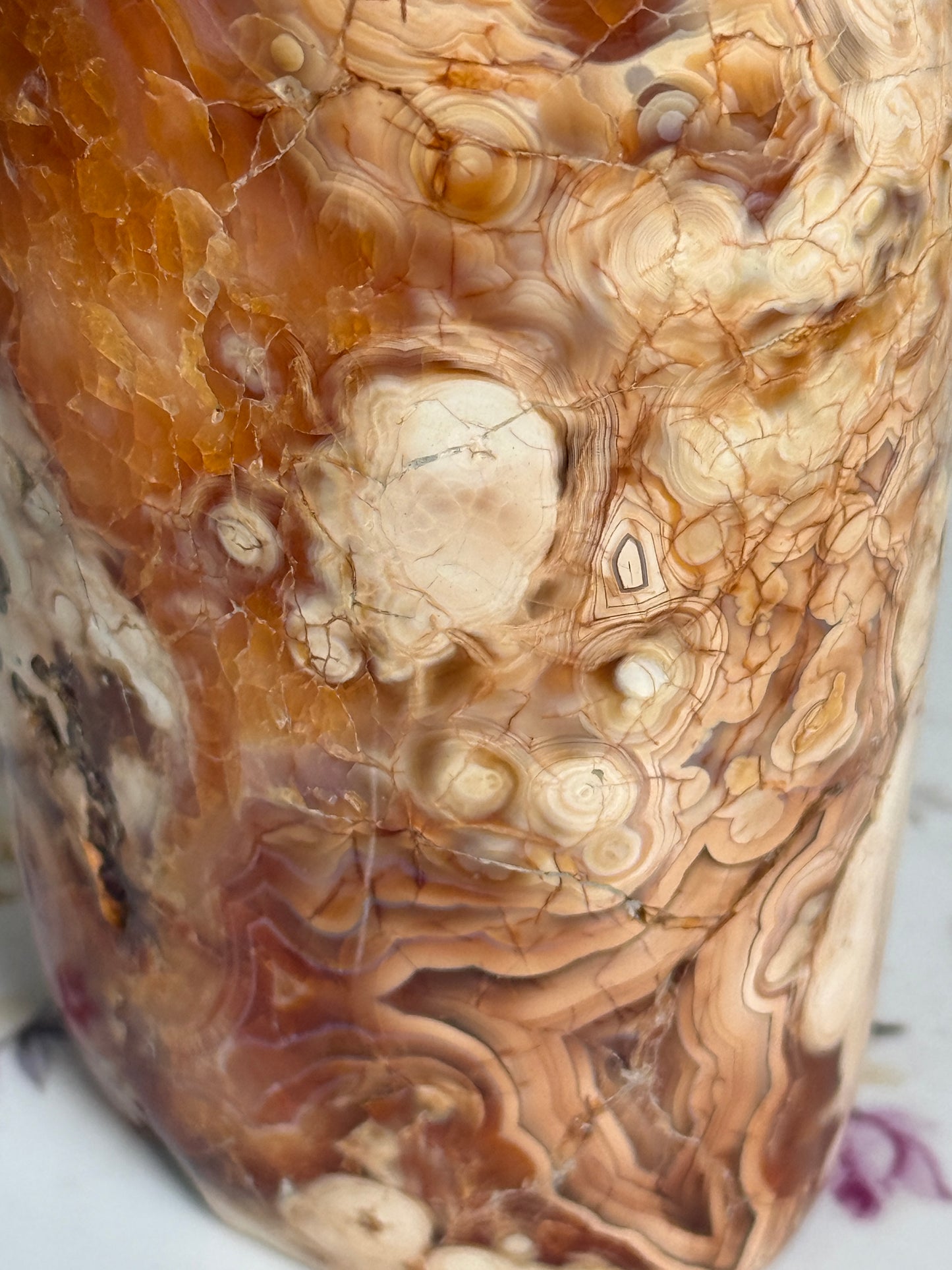 Insane Large Banded Carnelian Freeform