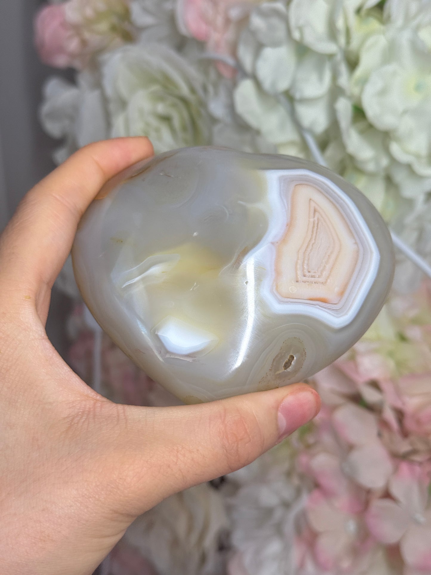 Carnelian Agate Heart