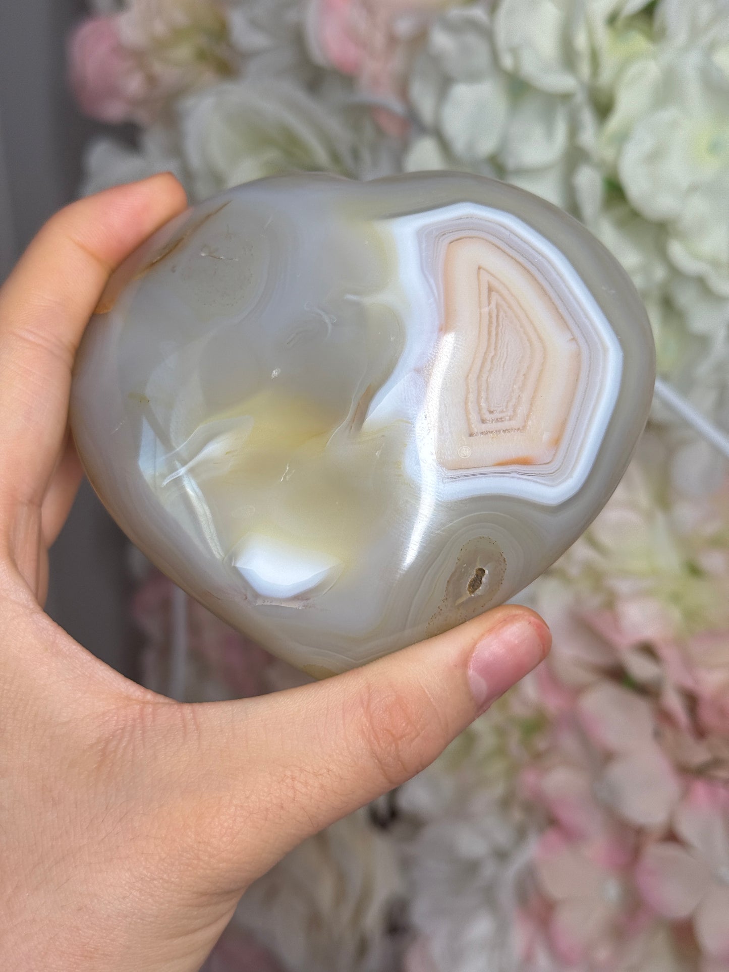 Carnelian Agate Heart