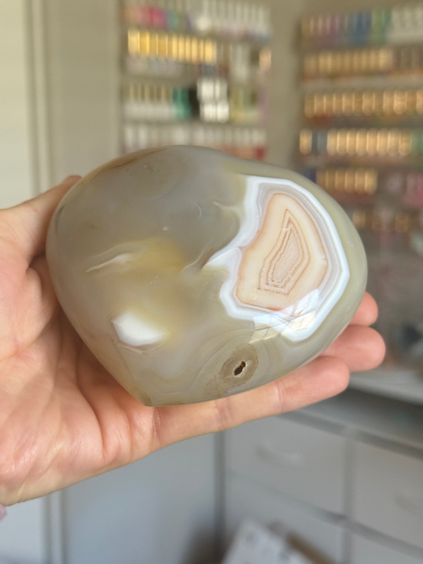 Carnelian Agate Heart