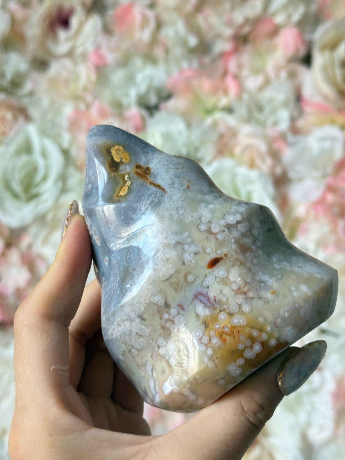 Flower Agate Flame