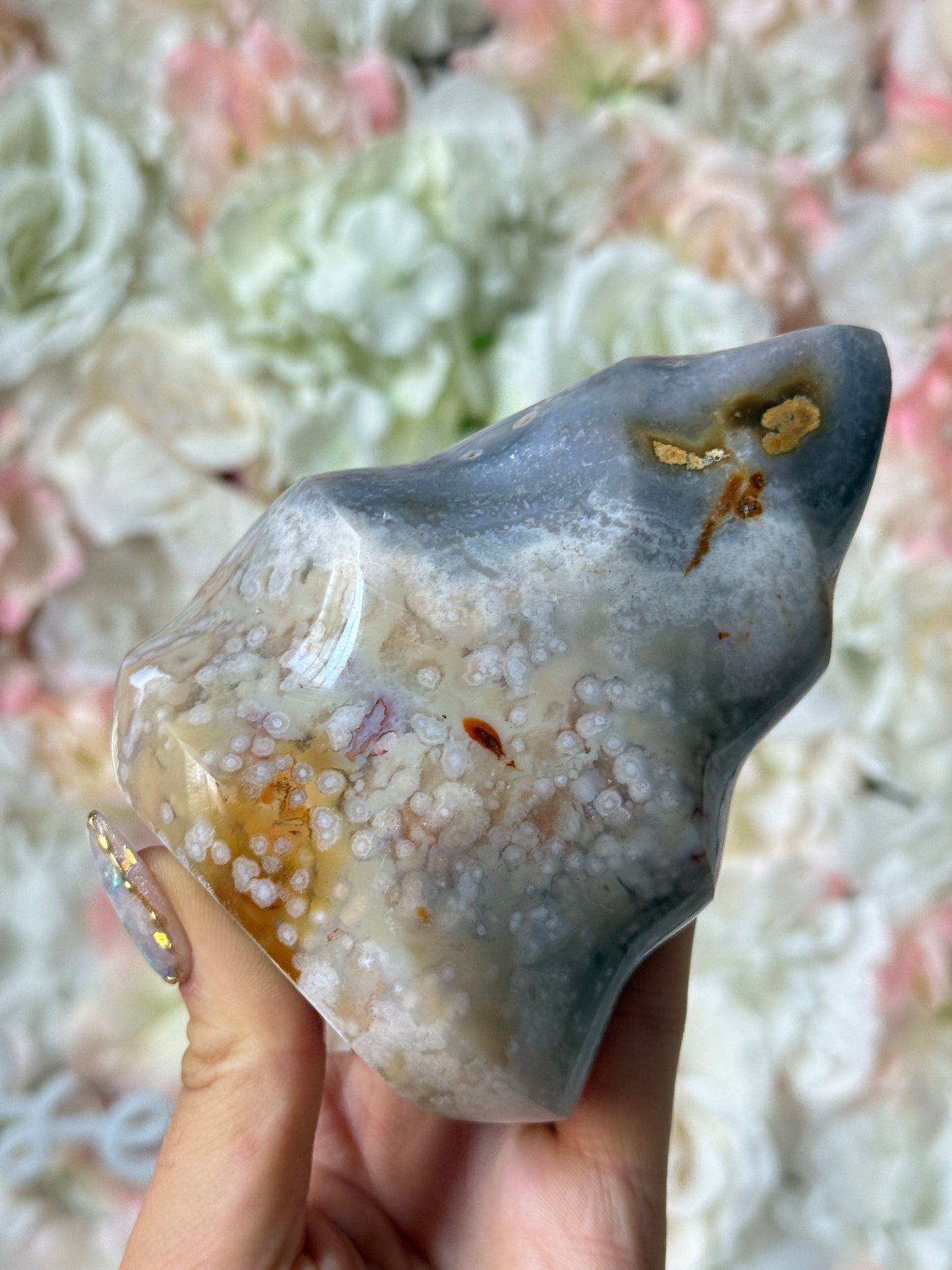 Flower Agate Flame