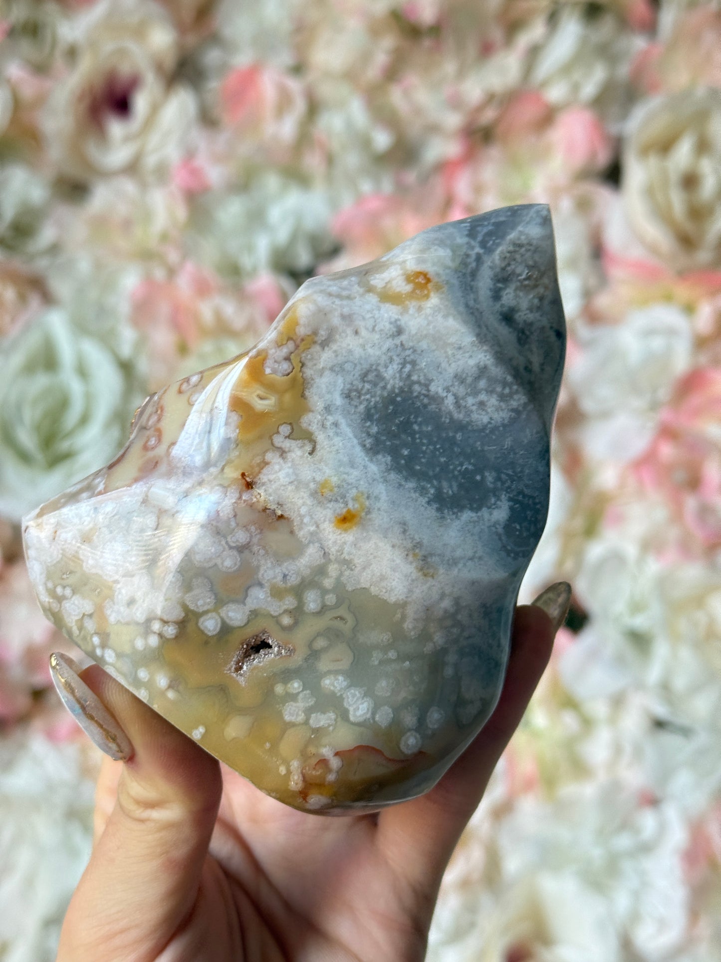 Flower Agate Flame