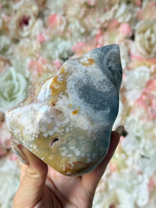 Flower Agate Flame